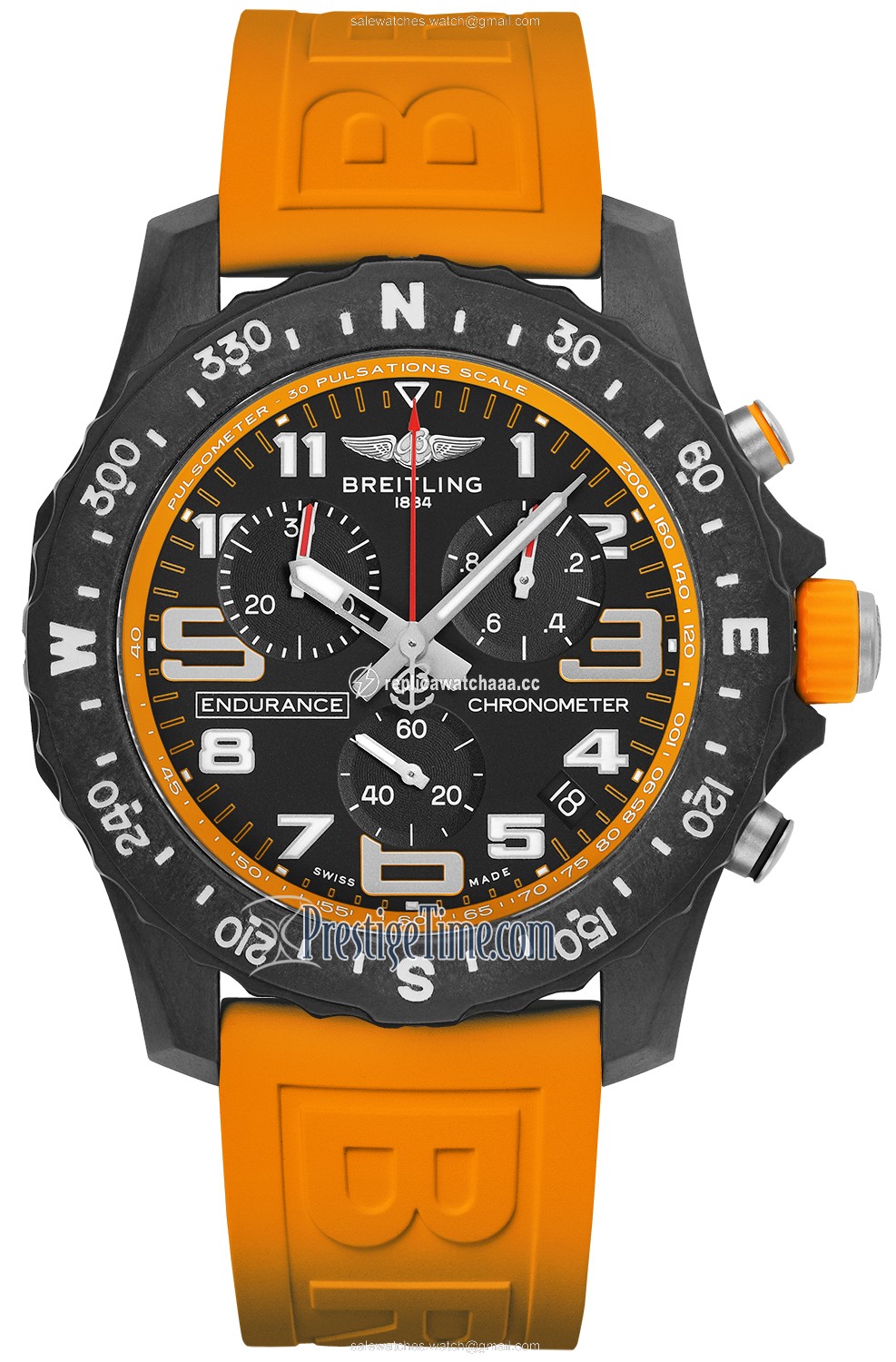 x82310a51b1s1 Orange Breitling Endurance Pro Quartz 44mm Mens Watch x82310a51b1s1 Orange Breitling Endurance Pro Quartz 44mm Mens Watch